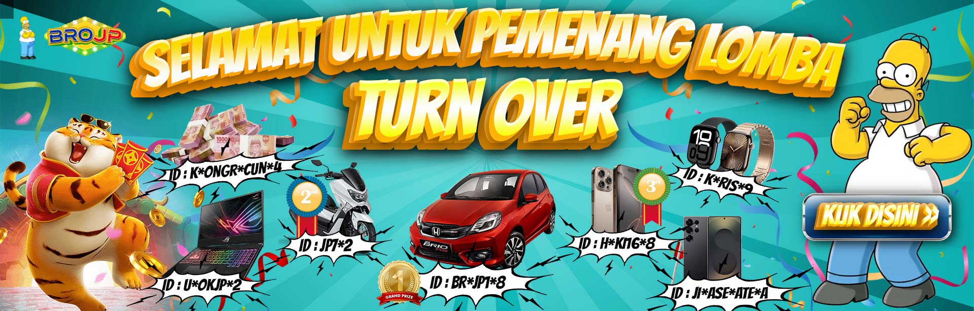 PEMENANG TO TERTINGGI