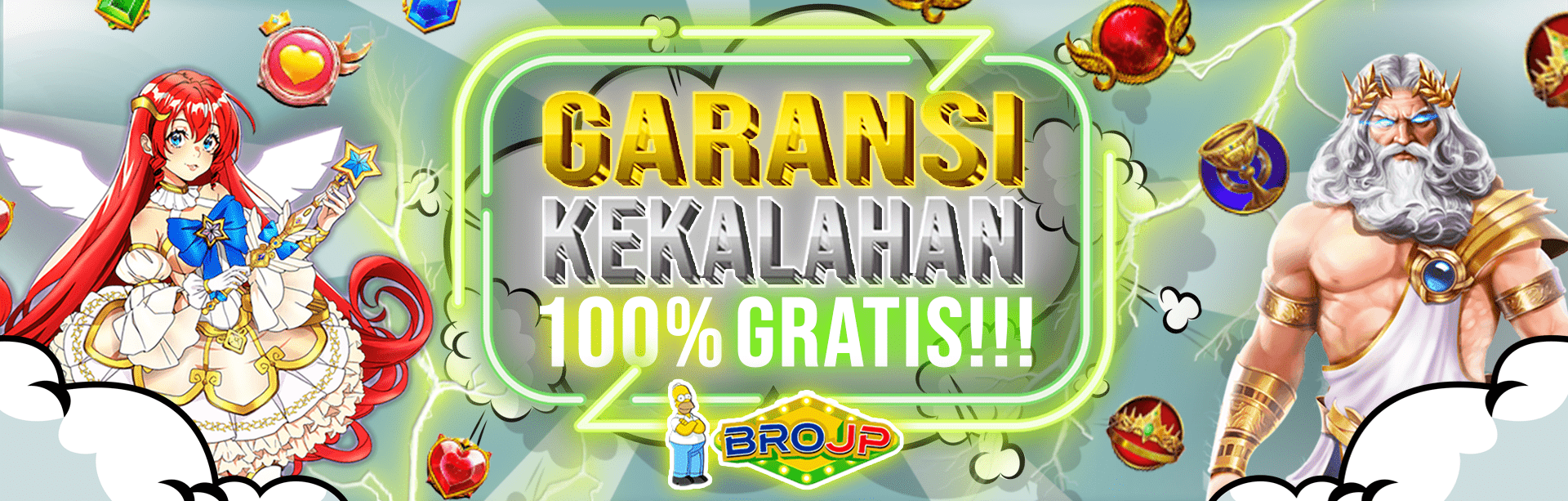 GARANSI KEKALAHAN 100%